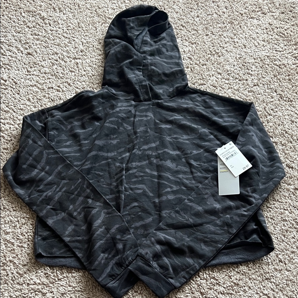 Women’s XS soft black zebra print loungewear